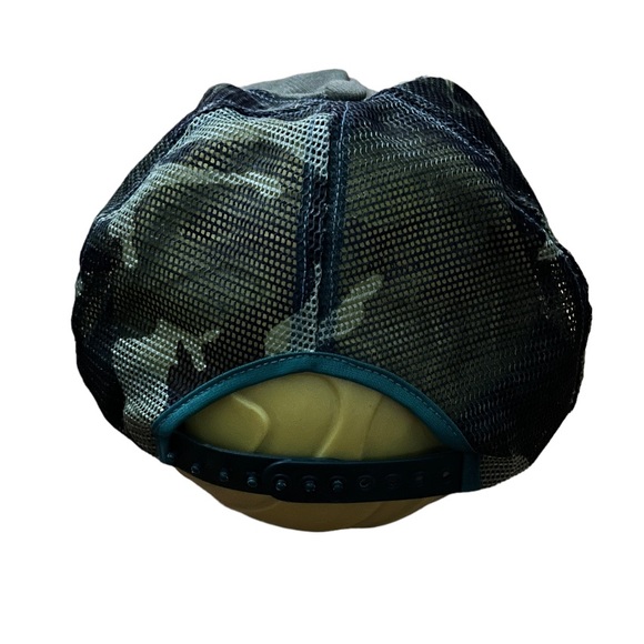 Vintage Camo Do It Tomorrow Rather Be Hunting Trucker Snapback Hat Cap Made USA - Picture 2 of 5